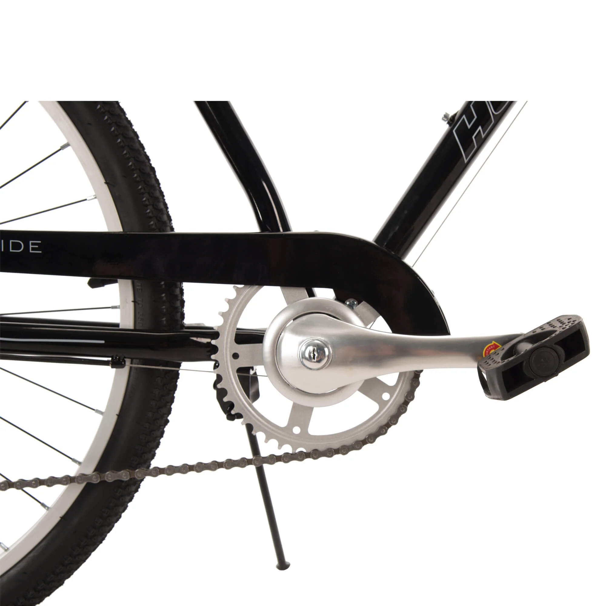 27.5" Huffy Mens' Parkside 7-Speed Bike, Black - Image 4