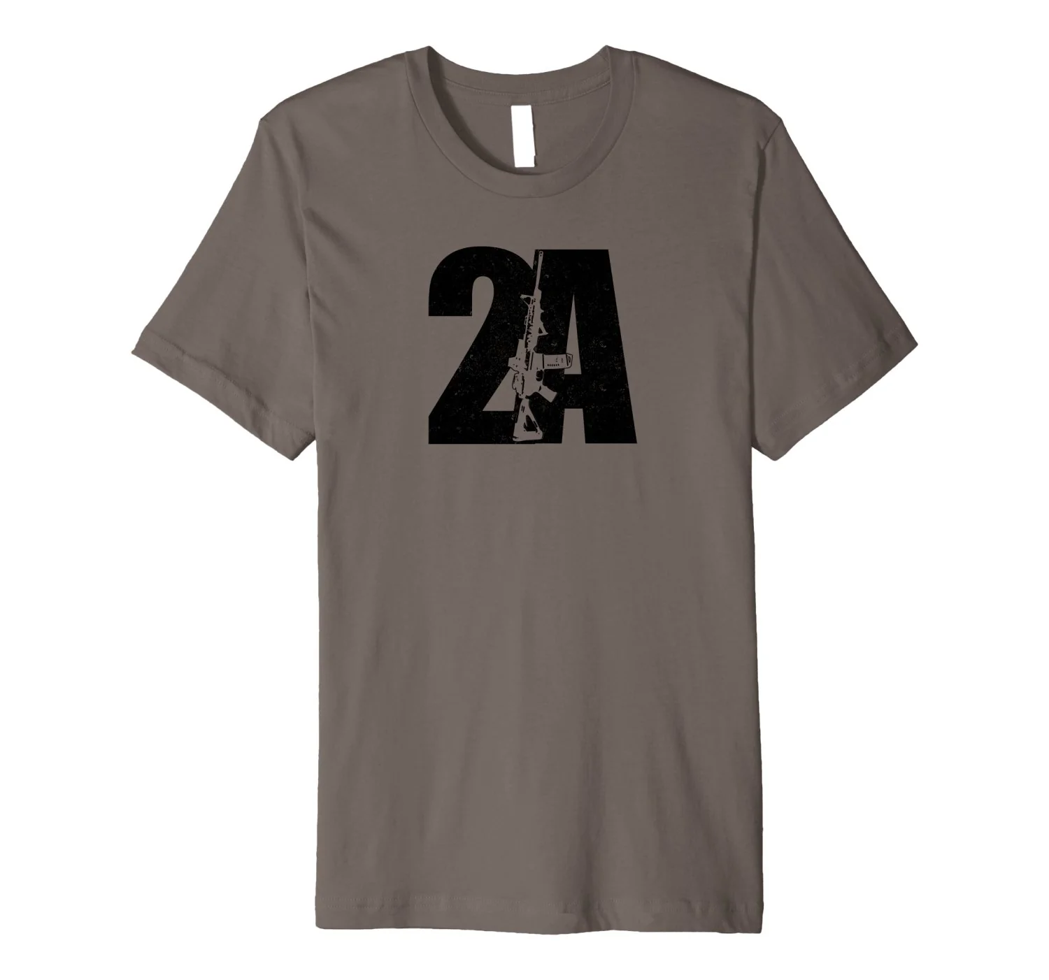 2nd Amendment Rifle Outline Shirt for Men and Women