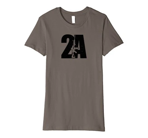 2nd Amendment Rifle Outline Shirt for Men and Women - Image 3