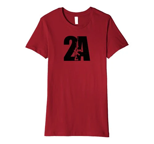 2nd Amendment Rifle Outline Shirt for Men and Women - Image 4
