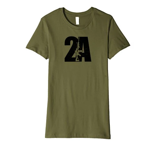 2nd Amendment Rifle Outline Shirt for Men and Women - Image 5