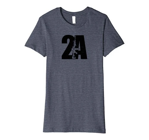 2nd Amendment Rifle Outline Shirt for Men and Women - Image 7