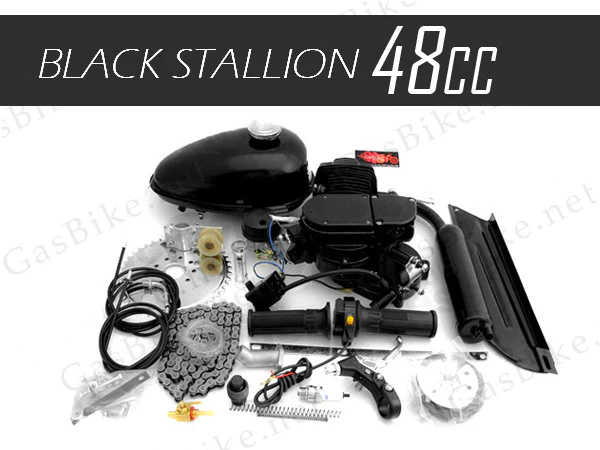 48cc Black Stallion 2 Stroke Angle Fire Slant Head Bike Motor Kit