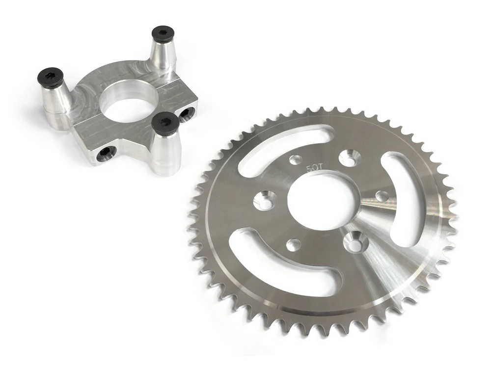 50 Tooth CNC Sprocket & Adapter Assembly