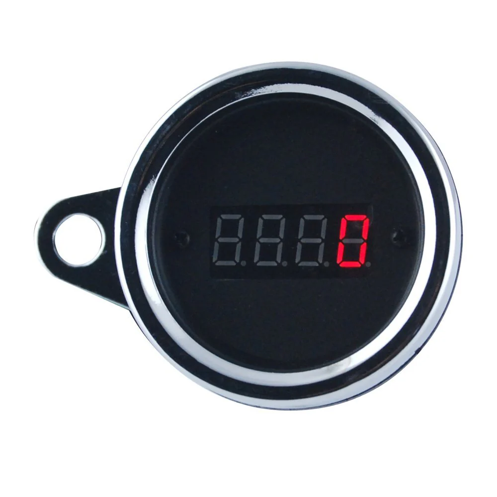 60mm Motorcycle Red Digital Tachometer Gauge 0-13000RPM