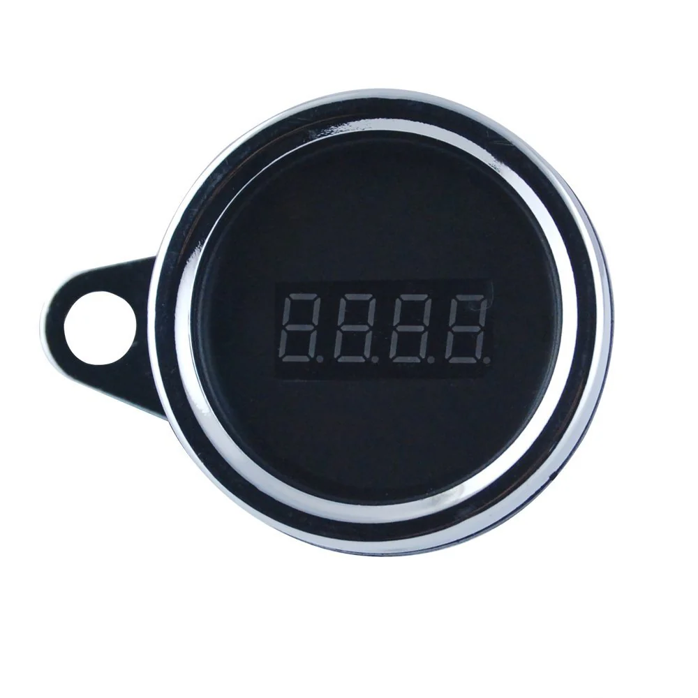 60mm Motorcycle Red Digital Tachometer Gauge 0-13000RPM - Image 2