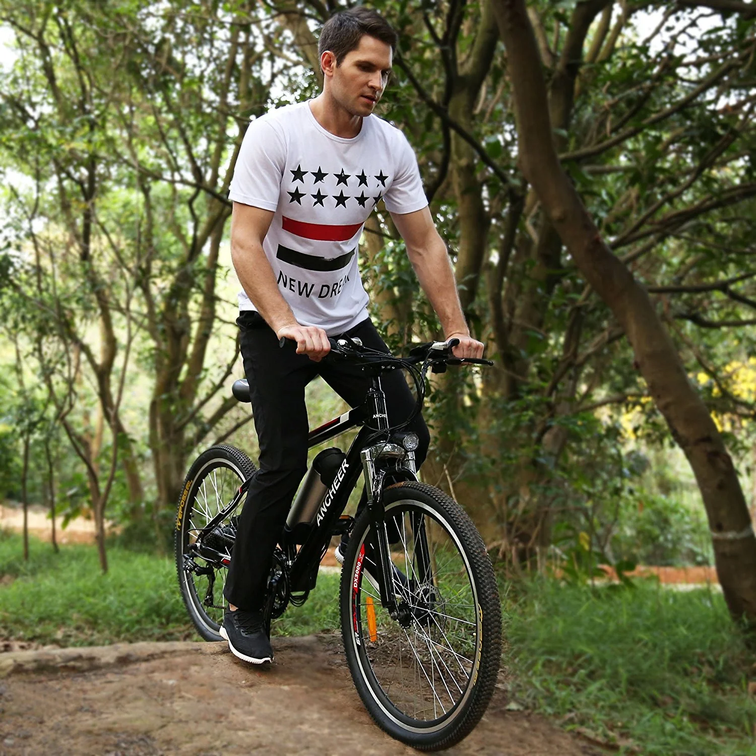 ANCHEER Electric Mountain Bike with 36V, 8AH Removable Lithium-Ion Battery 250W Electric Bike for Adults with Battery Charger - Image 7