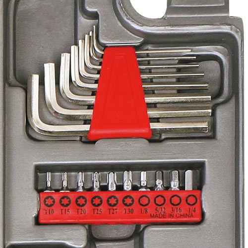 Apollo Tools DT9408 53 Piece Household Tool Set with Wrenches, Precision Screwdriver Set and Most Reached for Hand Tools in Storage Case - Image 3