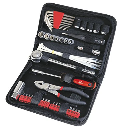 Apollo Tools DT9774 SAE Auto Tool Kit with Zippered Case, 56-Piece - Image 4
