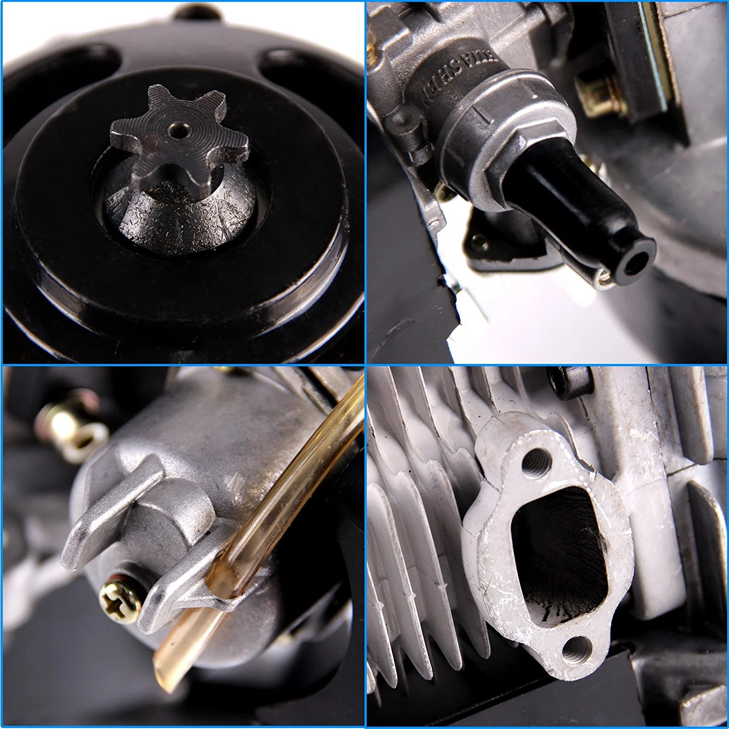 AURELIO TECH 49cc 2-Stroke New Motor Engine Pocket Mini Bike Scooter ATV H EN02 - Image 3