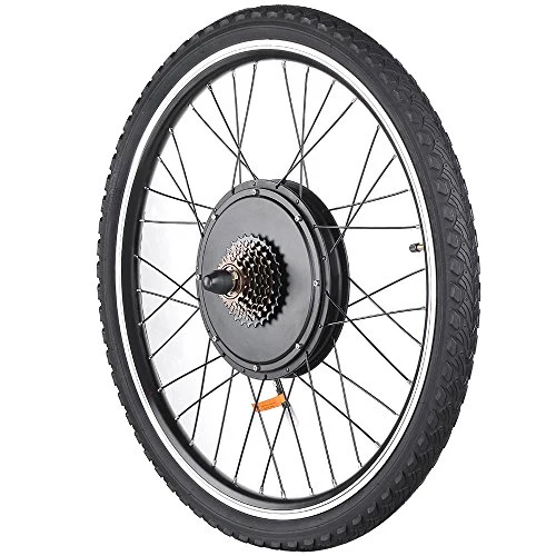 AW 26"x1.75" Rear Wheel Electric Bicycle LCD Display Motor Kit E-Bike Conversion 48V1000W - Image 4