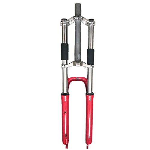 Bicycle Red fork 26" and 1 1/8" headset Combo - triple tree suspension fork w/double shoulder-gas motorized bike - Image 3