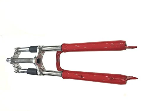 Bicycle Red fork 26" and 1 1/8" headset Combo - triple tree suspension fork w/double shoulder-gas motorized bike - Image 4