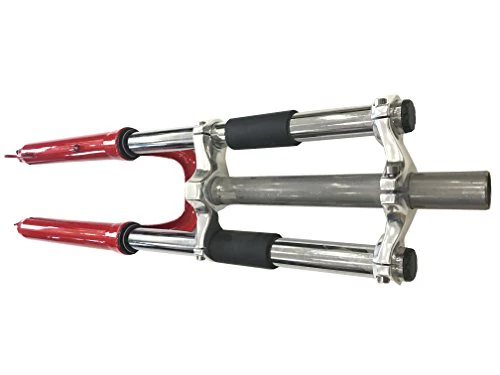 Bicycle Red fork 26" and 1 1/8" headset Combo - triple tree suspension fork w/double shoulder-gas motorized bike - Image 6