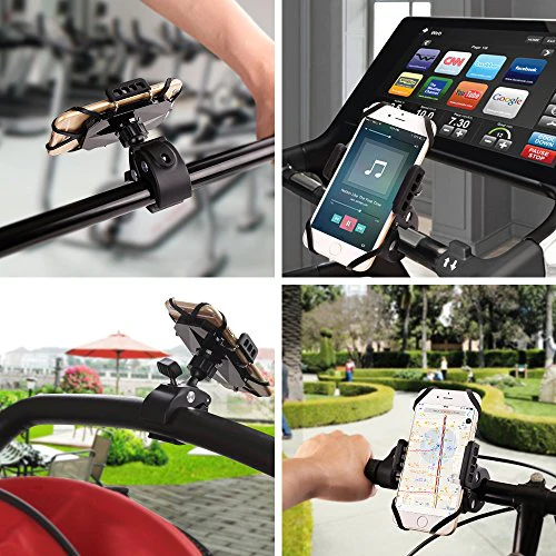 Bike & Motorcycle Cell Phone Mount - Patekfly Bike Mount For iPhone 7 (5, 6s 6Plus, 7Plus，8，8Plus), Samsung Galaxy or any Smartphone & GPS - Universal Mountain & Road Bicycle Handlebar Cradle Holder. - Image 7