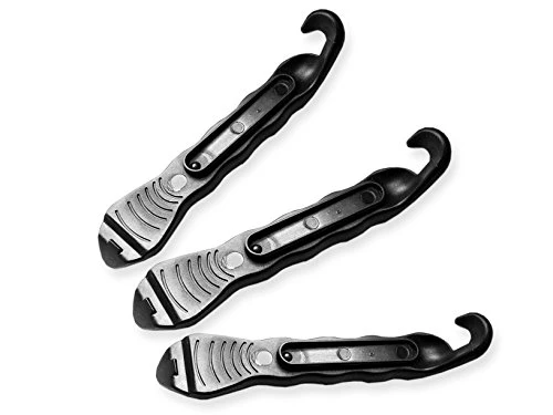 Bike Tire Lever - Premium Hardened Plastic Levers to Repair Bicycle Tube - Must Have Tool Kit for Road Bicyclist - Set of 3 - 5 Colors Available (Black / Silver / Gold / Pink / Red) - Image 8