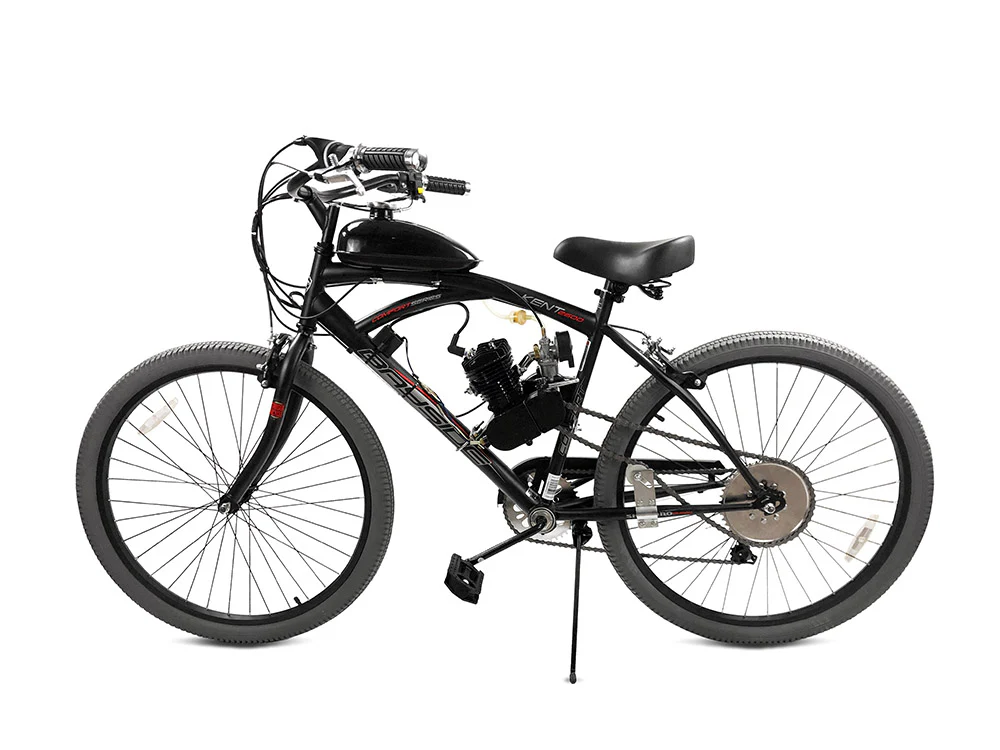 Black Stallion 66cc/80cc Angle Fire Slant Head Motorized Bicycle - Image 2