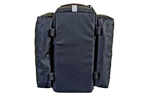 Bushwhacker® Mesa Trunk Bag Black - w/ Rear Light Clip Attachment & Reflective Trim - Bicycle Trunk Bag Cycling Rack Pack Bike Rear Bag - Image 5
