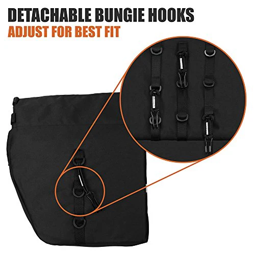 BV Bike Bag Bicycle Panniers with Adjustable Hooks, Carrying Handle, 3M Reflective Trim and Large Pockets - Image 6