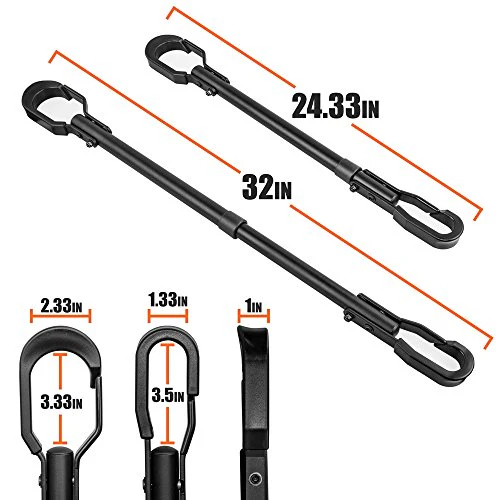 BV Bike Rack Adjustable Adapter Bar & Frame Cross-Bar TubeTop Adaptor - Image 5