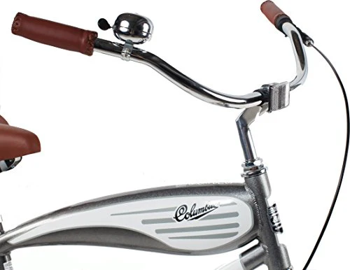 Columbia Superb 5 Star 26-inch Men's Retro Beach Cruiser Bike, Grey - Image 2