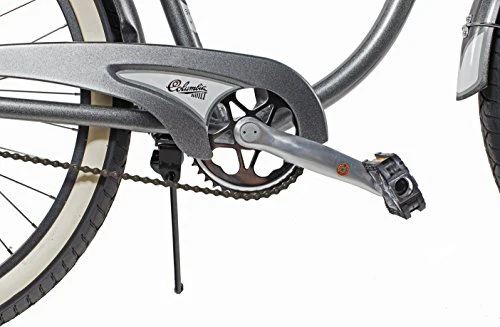 Columbia Superb 5 Star 26-inch Men's Retro Beach Cruiser Bike, Grey - Image 4