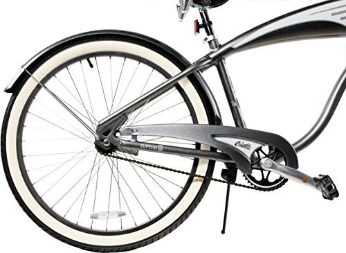 Columbia Superb 5 Star 26-inch Men's Retro Beach Cruiser Bike, Grey - Image 6