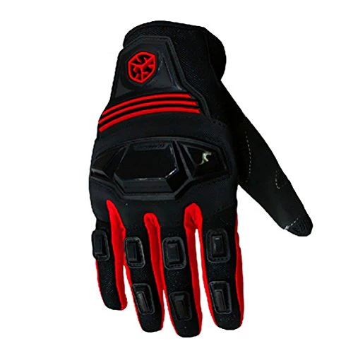 CRAZY AL’S SCOYCO MC24 Motorcycle Gloves Sports Protective Gear Shock Resistant Padded Full Finger Safety Breathable Motorcycle Gloves (M, Black) - Image 4