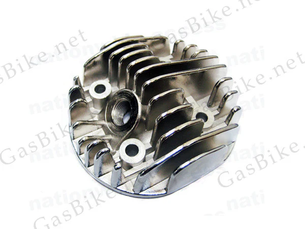 Cylinder Head Cover, Chrome Finish - 48cc