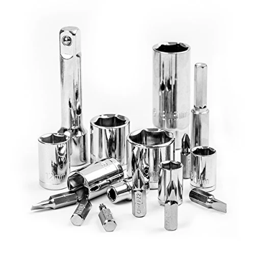DEKOPRO 168pcs Socket Wrench Auto Repair Tool Combination Package Mixed Tool Set Hand Tool Kit with Plastic Toolbox Storage Case (168PCS) - Image 3