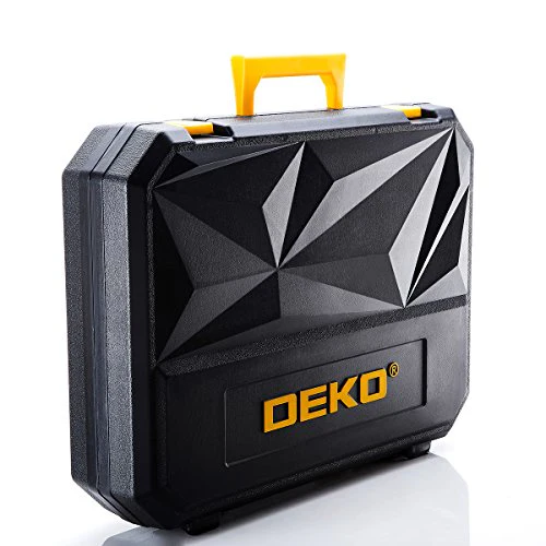DEKOPRO 168pcs Socket Wrench Auto Repair Tool Combination Package Mixed Tool Set Hand Tool Kit with Plastic Toolbox Storage Case (168PCS) - Image 5