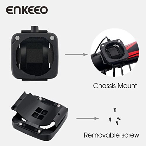 Enkeeo Wired Bike Computer Bicycle Speedometer Bike Odometer with Backlit Display, Current/AVS/MAX Speed Tracking, Auto ON/OFF, Stopwatch Multifunction for Cyling - Image 6