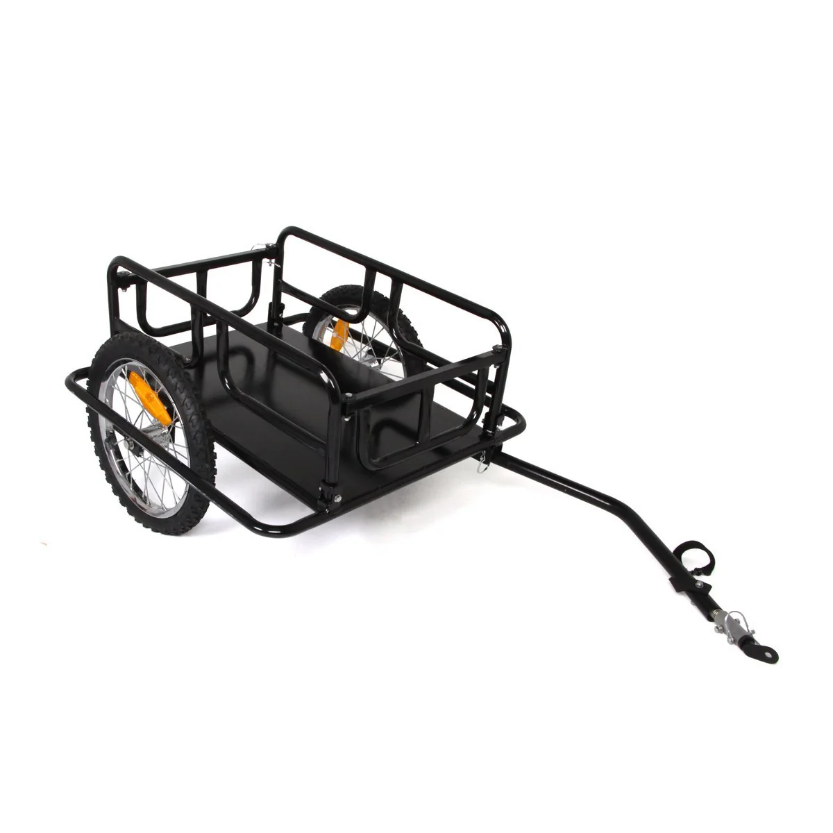 Esright Foldable Bike Trailer Cargo Utility Luggage Bicycle Trailer - Image 2