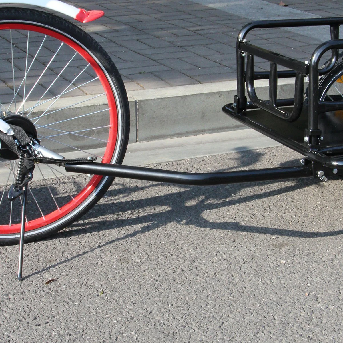 Esright Foldable Bike Trailer Cargo Utility Luggage Bicycle Trailer - Image 9