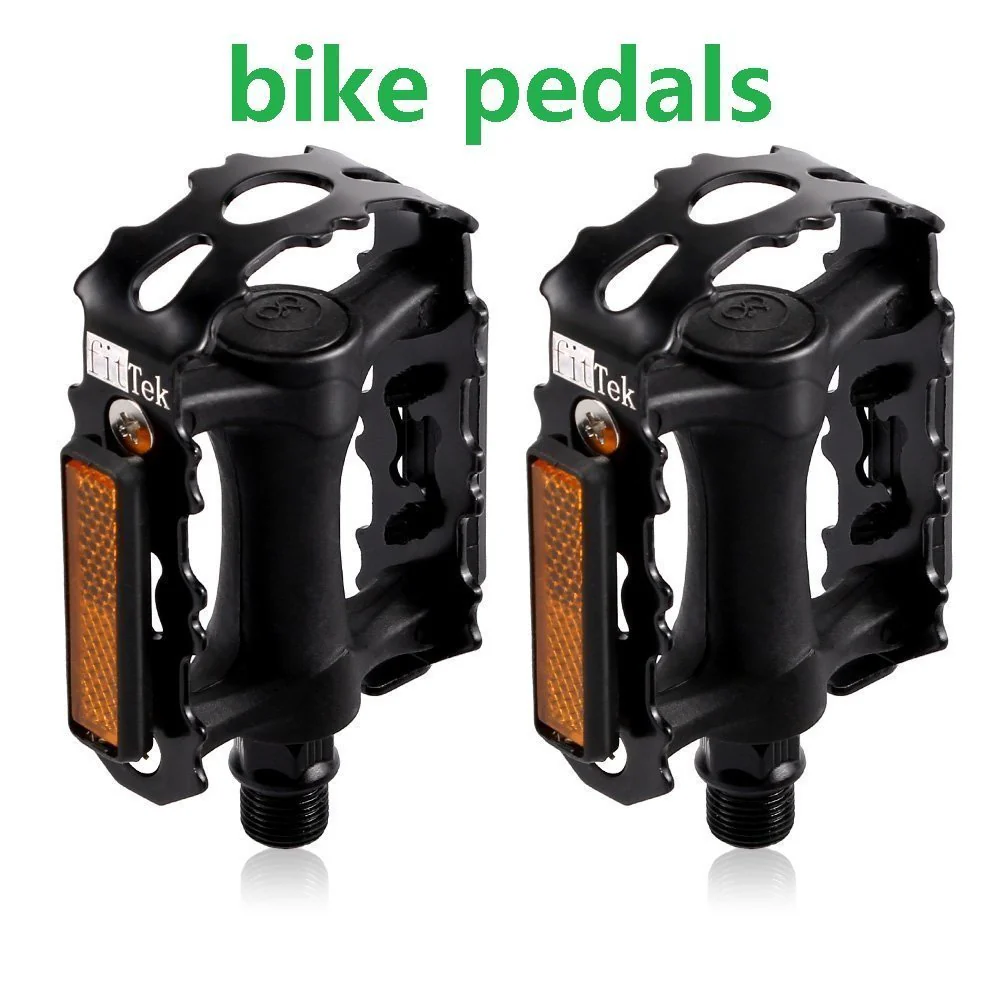 fitTek Bike Pedals, Universal Bicycle Pedals, 9/16-Inch Boron Steel Spindle & Metal Bike Pedals ( Pair Pedals) - Image 6