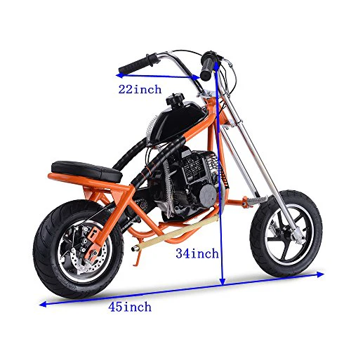 Gas Scooter SAY YEAH Mini Dirt Pit Bike 2 Stroke Kids Mini Chopper,Powerful 49cc EPA Engine Motorized Bike for Boys and Girls,Non California Compliant - Image 2