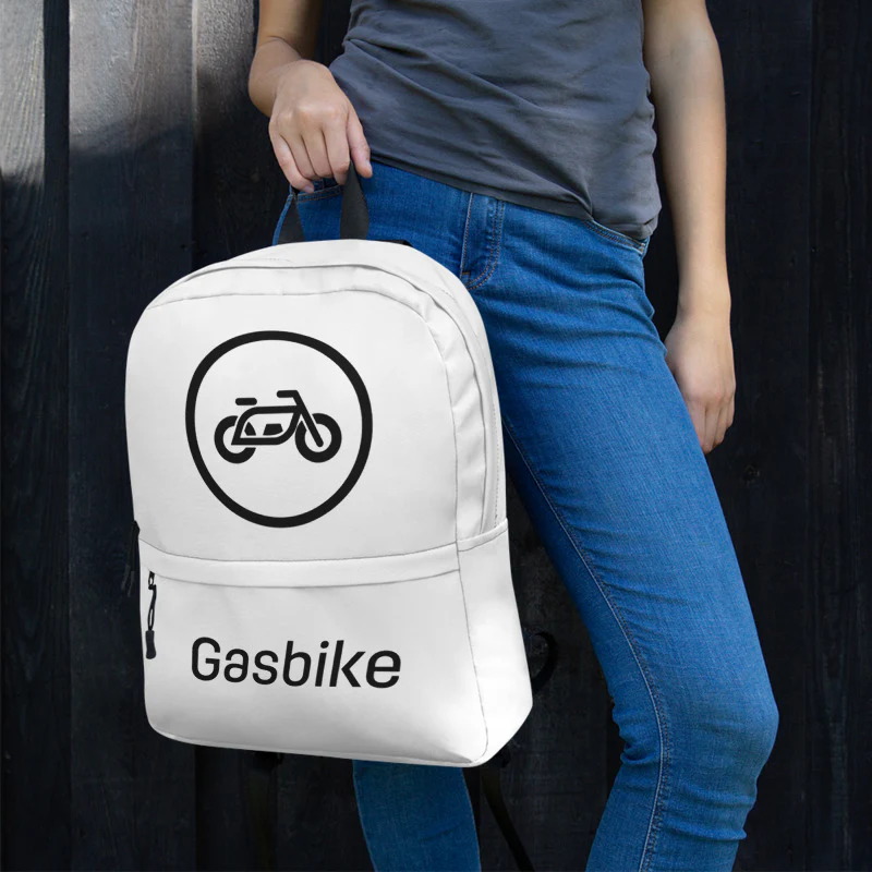 Gasbike Backpack - White  #2 - Image 3