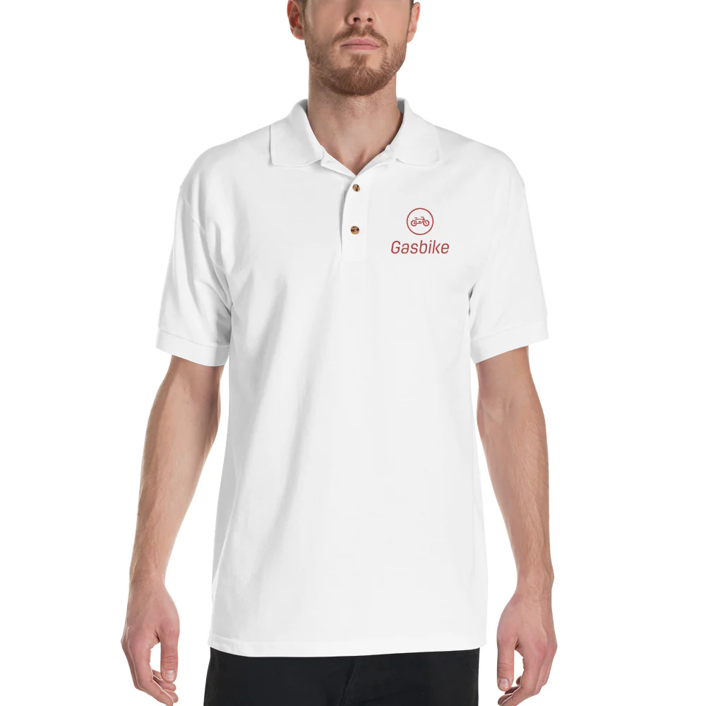 Gasbike Embroidered Polo Shirt - Image 2
