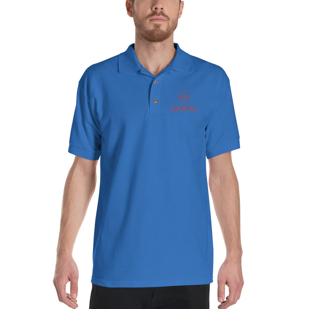 Gasbike Embroidered Polo Shirt - Image 8