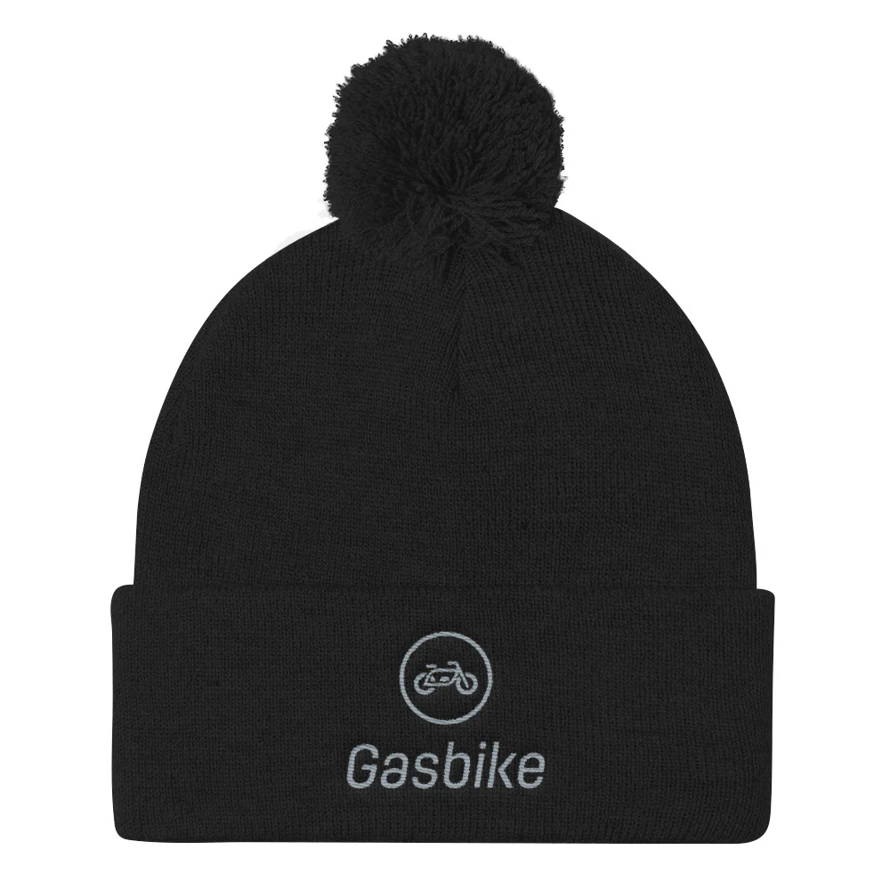 Gasbike Pom Pom Knit Cap
