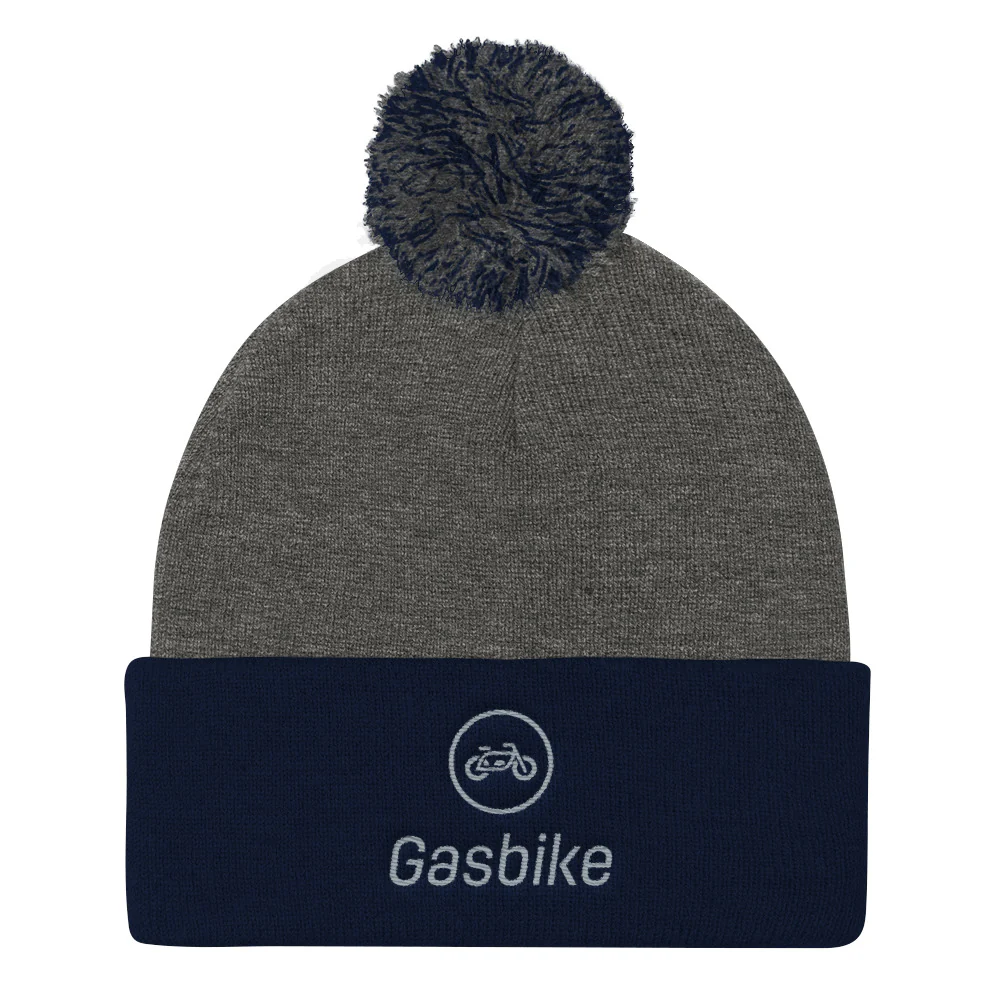 Gasbike Pom Pom Knit Cap - Image 2
