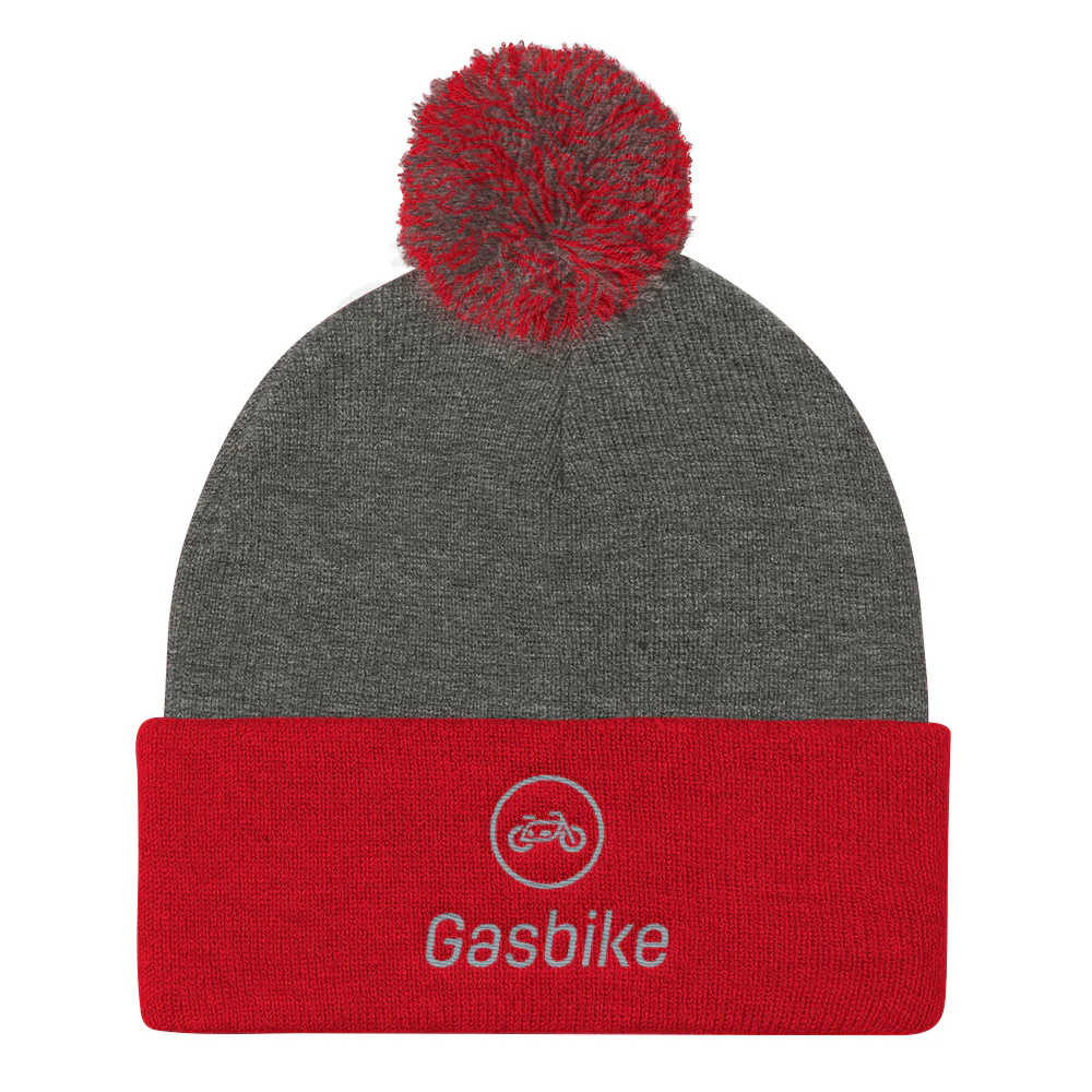 Gasbike Pom Pom Knit Cap - Image 4