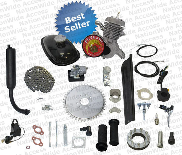 GRUBEE SKYHAWK GT5 66CC/80CC BIKE MOTOR KIT (STANDARD FINISH)
