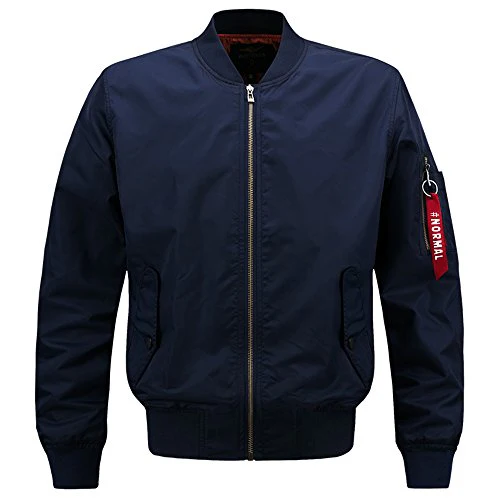 HANQIU Mens Outdoor Lightweight Army Military Flight Bomber Jackets Windbreaker - Image 10