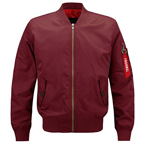 HANQIU Mens Outdoor Lightweight Army Military Flight Bomber Jackets Windbreaker - Image 11
