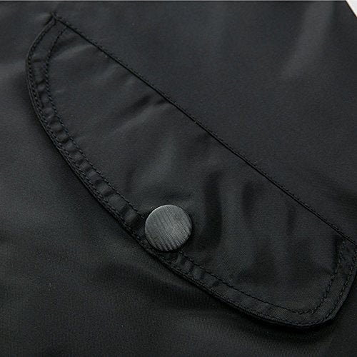 HANQIU Mens Outdoor Lightweight Army Military Flight Bomber Jackets Windbreaker - Image 5