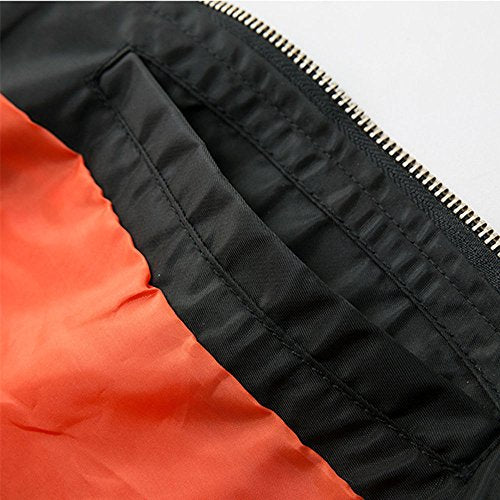 HANQIU Mens Outdoor Lightweight Army Military Flight Bomber Jackets Windbreaker - Image 6