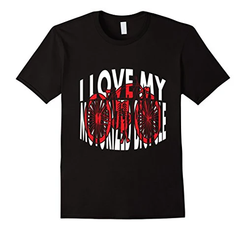 I Love My Motorized Bicycle Shirt | Funny Motor Bicycle Tees - Image 4