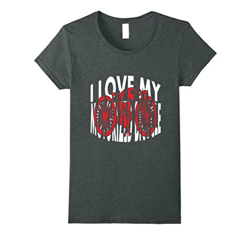 I Love My Motorized Bicycle Shirt | Funny Motor Bicycle Tees - Image 7