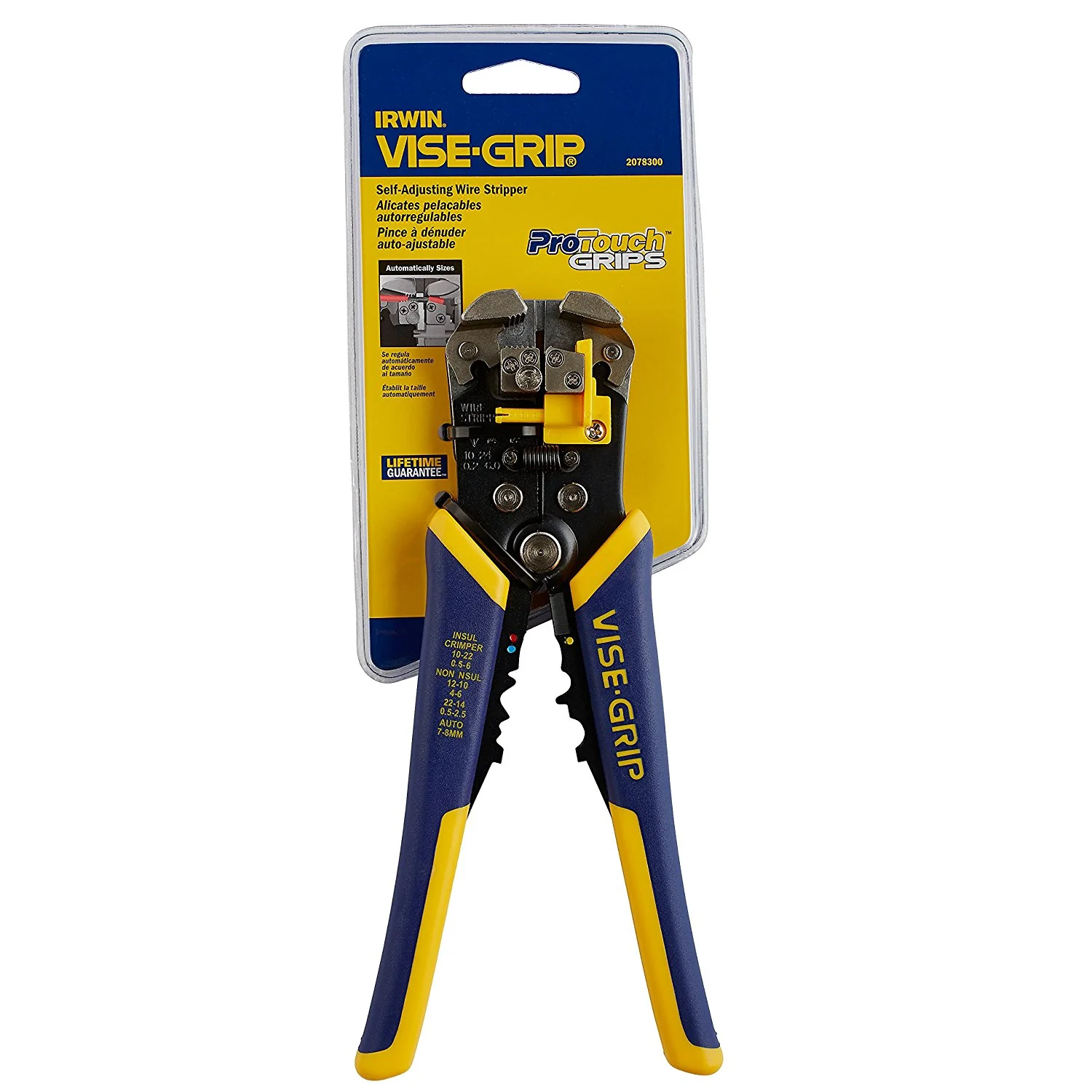 IRWIN VISE-GRIP 2078300 Self-Adjusting Wire Stripper, 8" - Image 5
